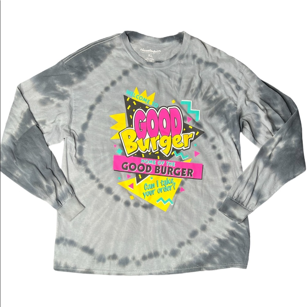 Nickelodeon Good Burger Long Sleeve Tie Dye Shirt